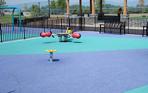 Cách thi công Sàn cao su dạng hạt cho Sân chơi trẻ em